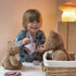 EGMONT TOYS - Tin Tea Set in a Wicker Picnic Basket - Hedgehog